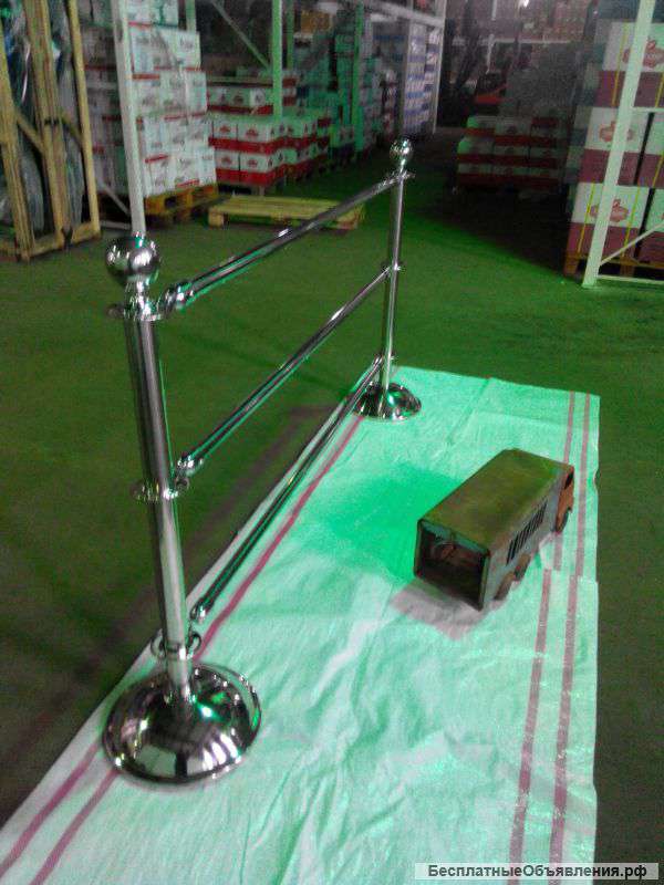 Канатное ограждение PR-стойка Barrier Classic 07 под Серебро или Золото