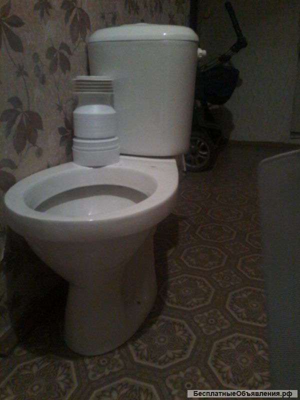 Новый унитаз