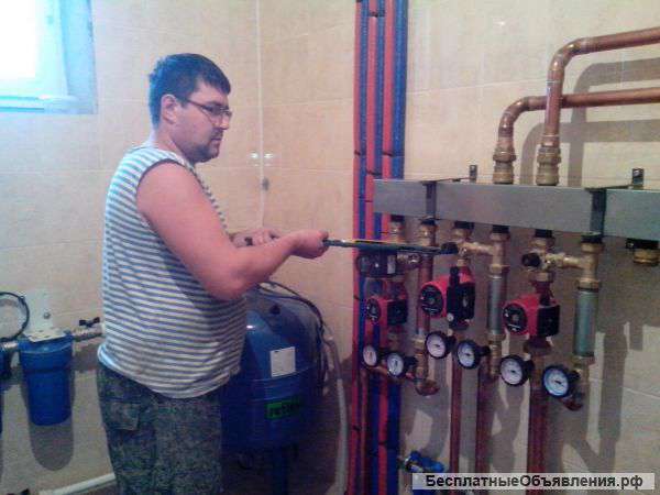 Монтаж отопления, водоснабжения, канализации