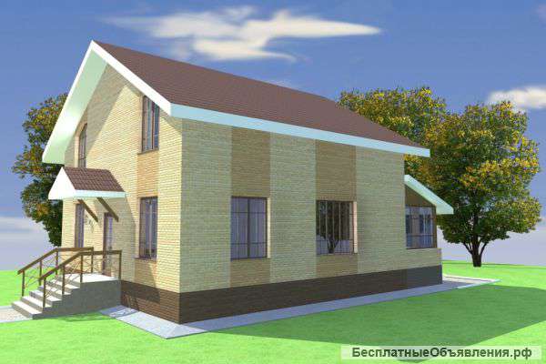 Готовый проект коттеджа 125 кв.м / Артикул Э-56