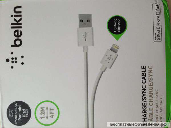 USB Lightning Belkin iPhone 5, 6, iPad новый