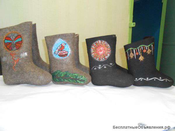 Валенки самокатки ручной работы