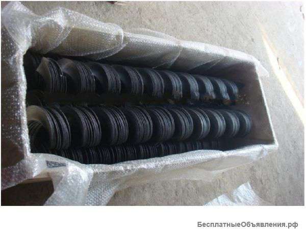 Производство Спирали Шнека Диаметр от 40 мм до 3000 мм Цельная спираль