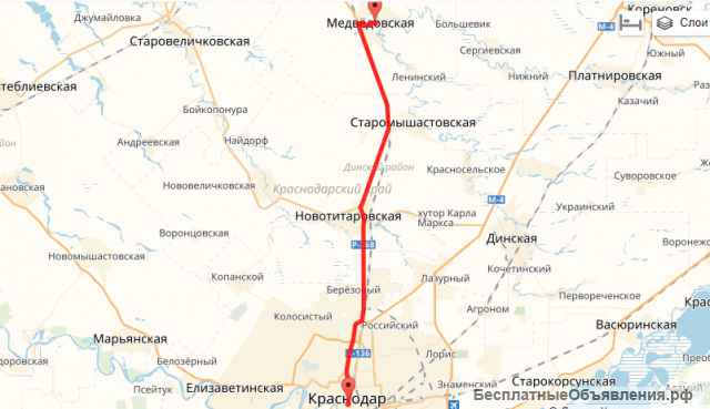 Сдается склад в ст. Медведовской (32км от Краснодара), 214,4м2.Собственник.