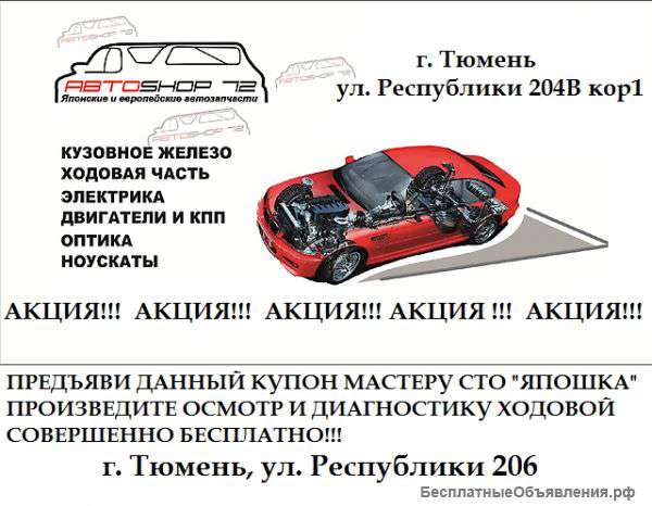 Контрактные запчасти для иномарок