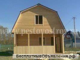 Брусовые дома и бани от производителя под ключ