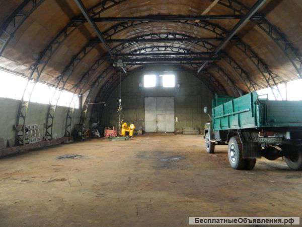 Тёплый ангар 540м2 с кран-балкой и др обор-м в г. Богородск