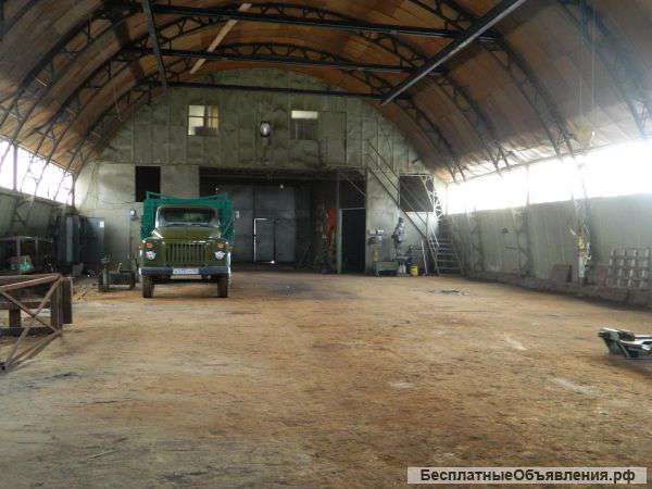 Тёплый ангар 540м2 с кран-балкой и др обор-м в г. Богородск