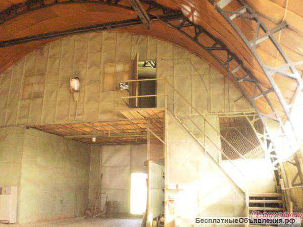 Тёплый ангар 540м2 с кран-балкой и др обор-м в г. Богородск