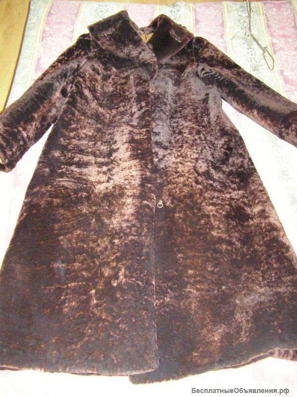 Шуба мутоновая тяжелая