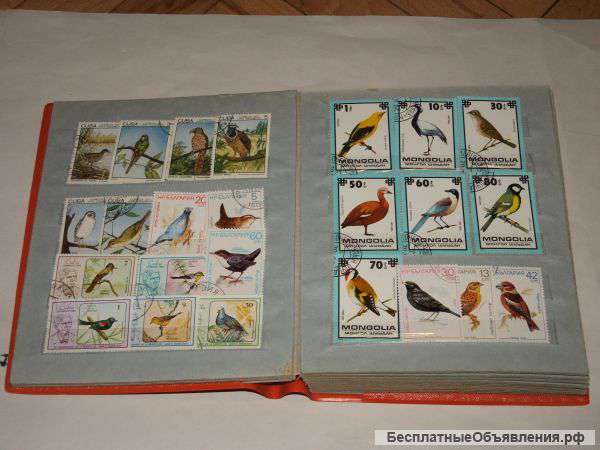 Марки- Птицы