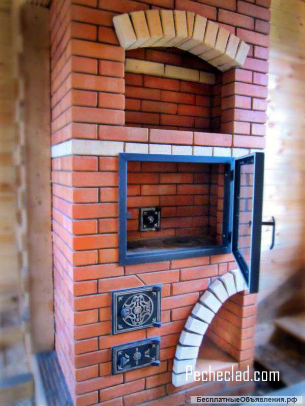 Печи и камины из кирпича, и другие стройработы