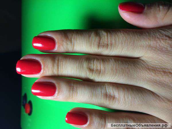 Маникюр, педикюр, shellac