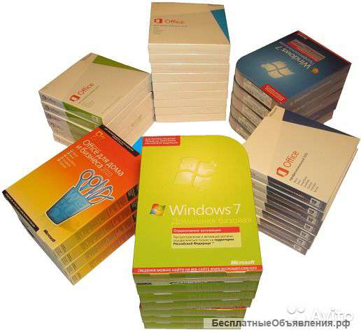Microsoft Windows, Microsoft Office и наклейки