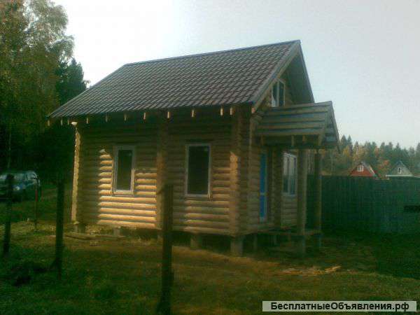 Дом /сруб/ 50 м² на участке 6 сот