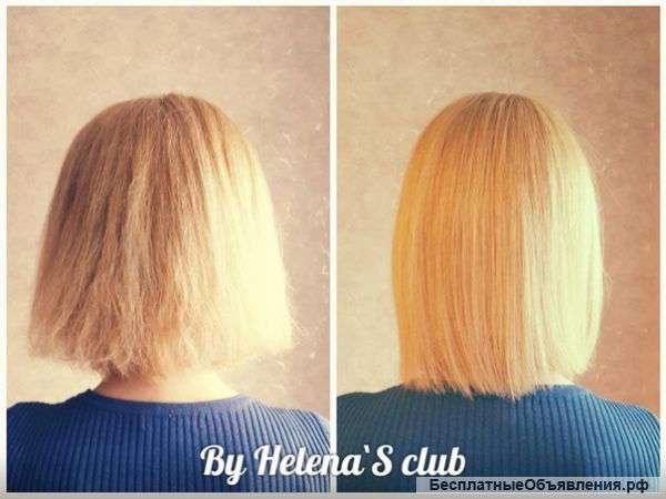 Кератиновое выпрямление волос