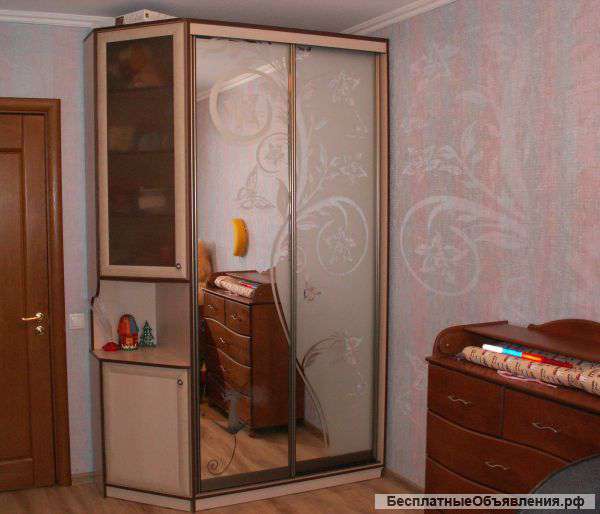 Шкафы -купе с пескоструйным рисунком