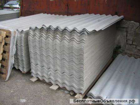Шифер хризолитцементный 6-8 волн