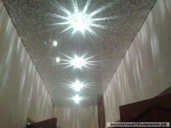 Натяжные потолоки любой сложности (1-но и многоуровневые (фотопечать))