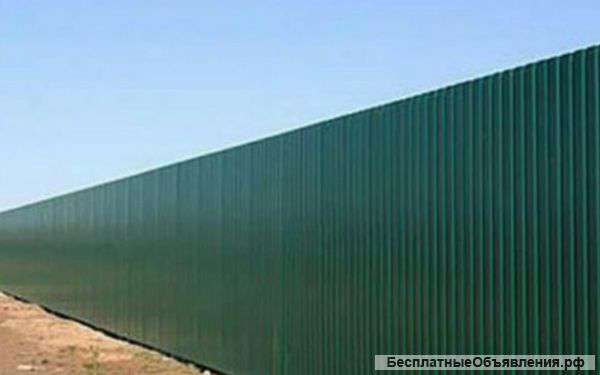 Устанавливаем заборы из металопрофиля