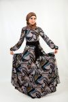 ПЛАТЬЕ ВОЛНА, вечерняя, мусульманская