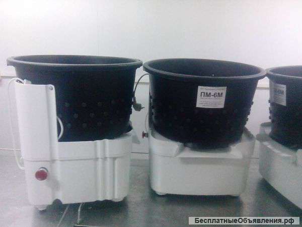 Перосъемная машина ПМ-6М с нормой загрузки до 6-6,5 кг