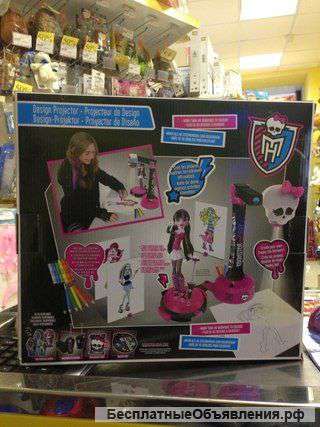 Монстер хай Проектор с карандашами, на батарейках