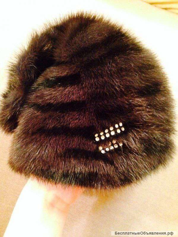 Норковая шапка Каляев - новая