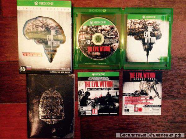 The Evil Within, Limited Edition xbox ONE+ 4 аддона