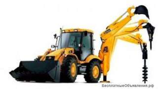 Услуги экскаватора-погрузчика