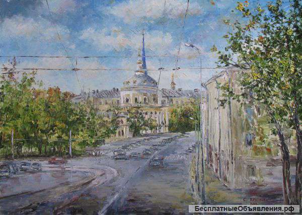Картины с церквями Кругловой Светланы