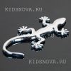 Стикер на автомобиль 3D "Ящерица"