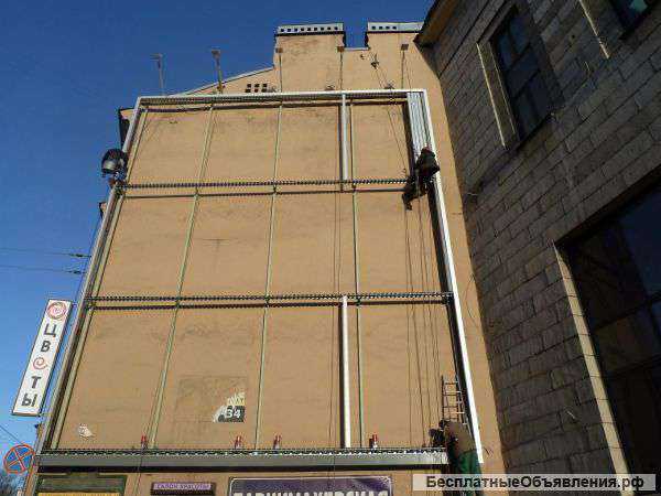 Монтаж-Демонтаж рекламных конструкций. Альпинисты высокого уровня, мойка фасада