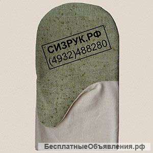 Рабочие рукавицы из двунитки