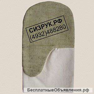Рукавицы рабочие из саржи