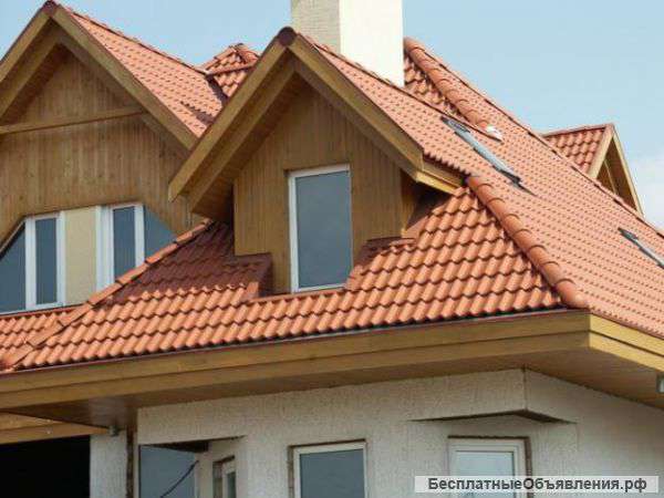 Монтаж кровельного покрытия