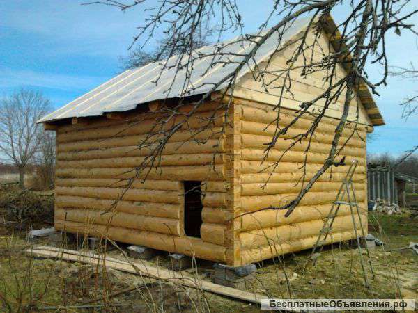 Сруб бани 4*5