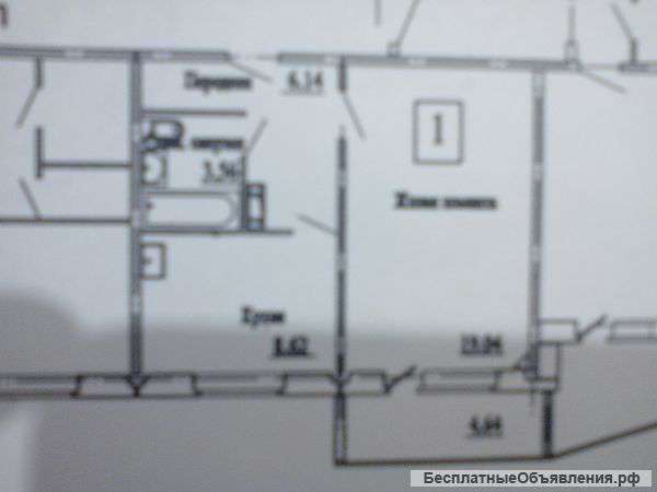 1 комнатную квартиру под ключ