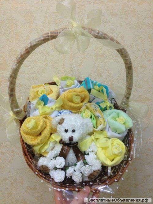 Подарочные корзины на заказ для детей