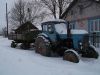 Трактор МТЗ-50+телега+плуг