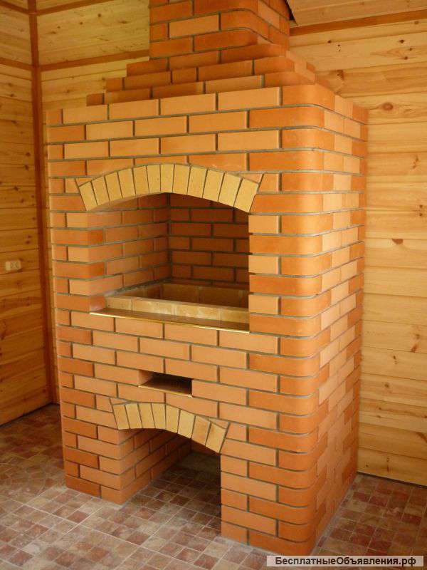 Камины печи барбекю