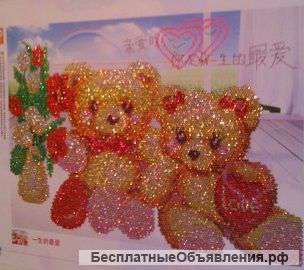 Картина из страз по номерам Чувства 47х35 подарок