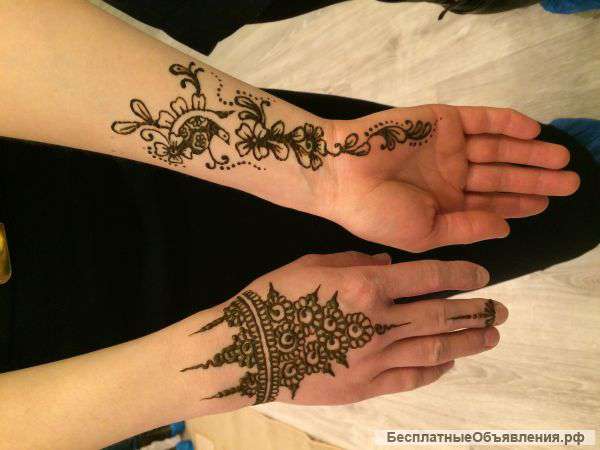 Мехенди, роспись хной, временное тату