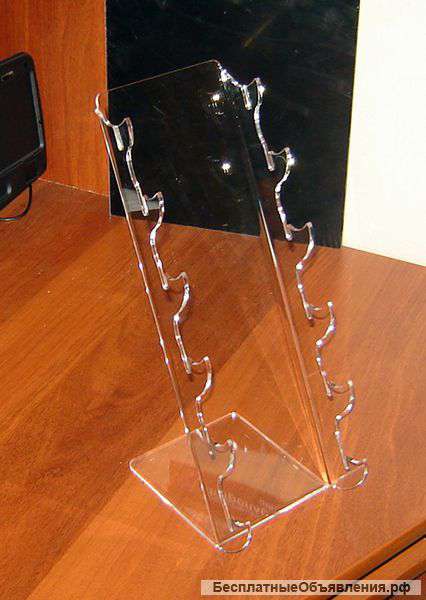 Подставка под ножи 6-ти ярусная из оргстекла