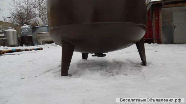 Варочный нержавеющий котел, объем 1,5 куб.м.