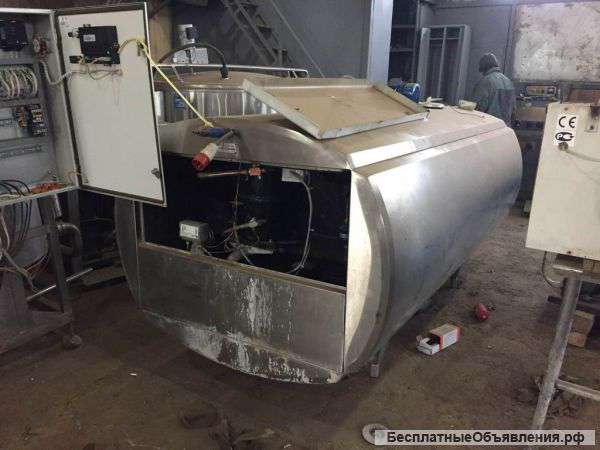 Танк охладитель Alfa Laval, объем 1800л