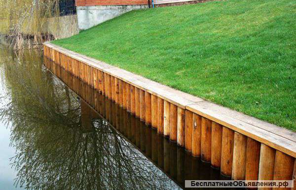 Укрепление берегов в Москве