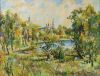 Картина "Золото осени", холст / масло, 50 х 70 см