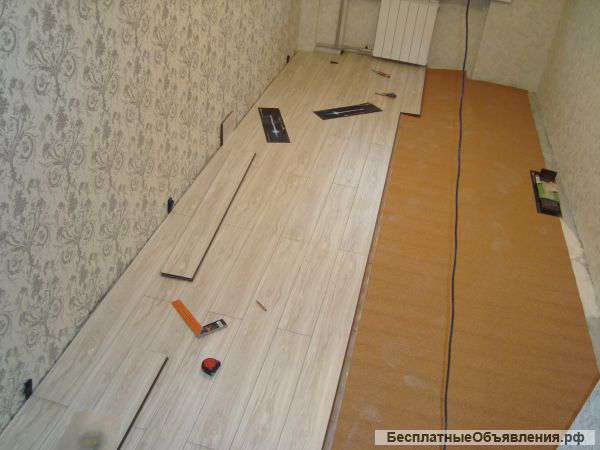 Ламинат, паркетная доска в Сочи. Монтаж 250 рублей.