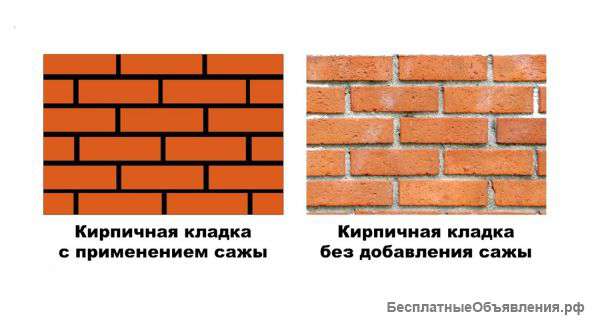 Строительная сажа для кладки